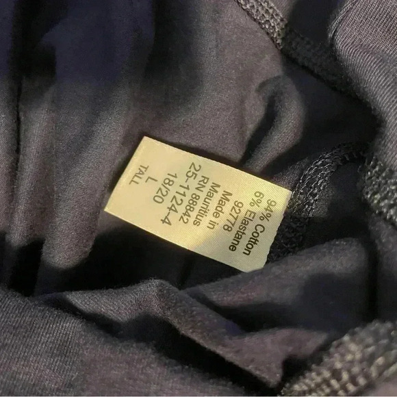 Woman Within Wide Waistband Pull On Pants Size 18/20 Tall Blue - Picture 4 of 7